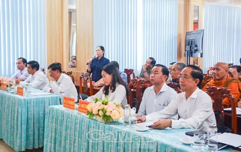 Uỷ ban MTTQ Việt Nam tỉnh Cà Mau hiệp thương giới thiệu người ứng cử đại biểu Quốc hội và đại biểu HĐND tỉnh