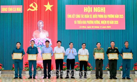 Hoàn thành toàn diện công tác quân sự, quốc phòng, biên phòng địa phương