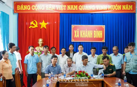 Hoàn thành giải phóng mặt bằng, Khánh Bình tạo đà cho cao tốc Cà Mau - Đất Mũi