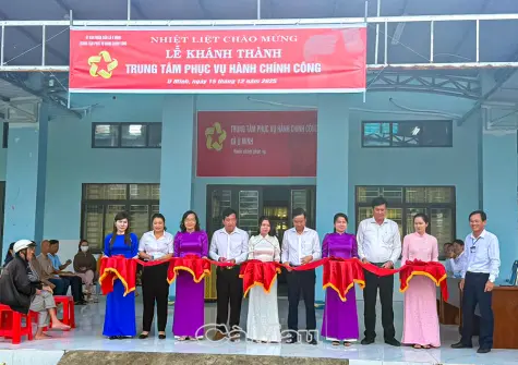 Khánh thành Trung tâm Phục vụ hành chính công xã U Minh