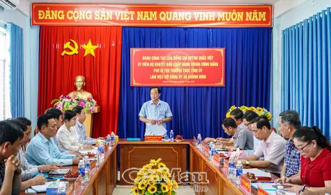 Xây dựng xã Khánh Bình theo hướng phát triển kinh tế nông nghiệp hiệu quả, bền vững