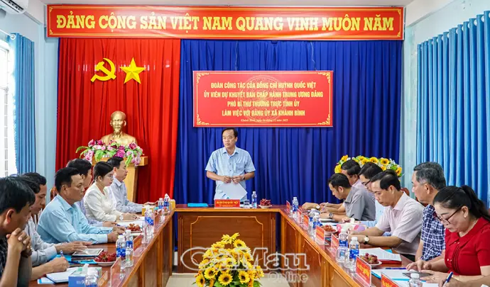 Xây dựng xã Khánh Bình theo hướng phát triển kinh tế nông nghiệp hiệu quả, bền vững