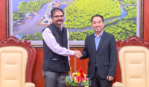 Lãnh đạo tỉnh Cà Mau đón tiếp Tổng Lãnh sự Ấn Độ tại TP Hồ Chí Minh