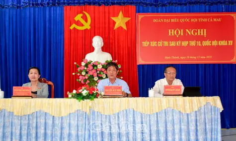 Nhiều vấn đề dân sinh, hạ tầng nông thôn được cử tri xã Định Thành quan tâm