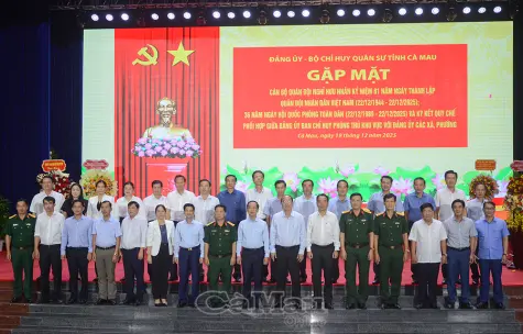 Tri ân cán bộ quân đội nghỉ hưu