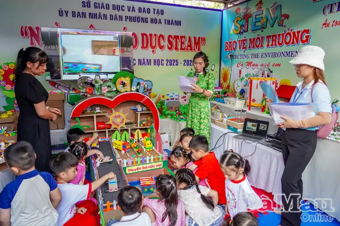 Ngày hội giáo dục STEAM: Làm chủ kiến thức, đánh thức sáng tạo