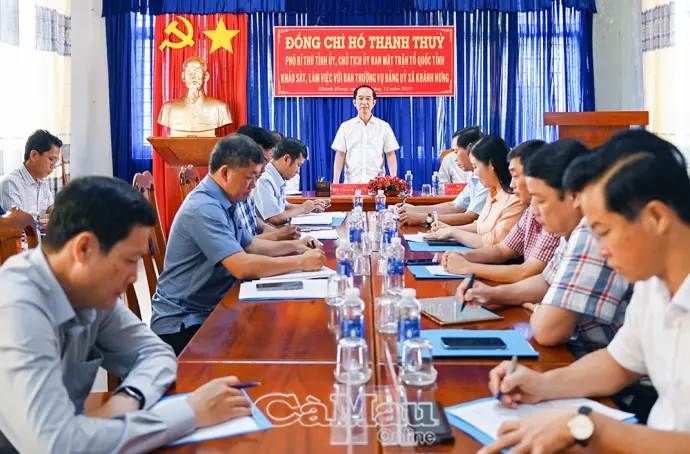 Triển khai quy hoạch chuyên ngành, tạo không gian phát triển cho Khánh Hưng