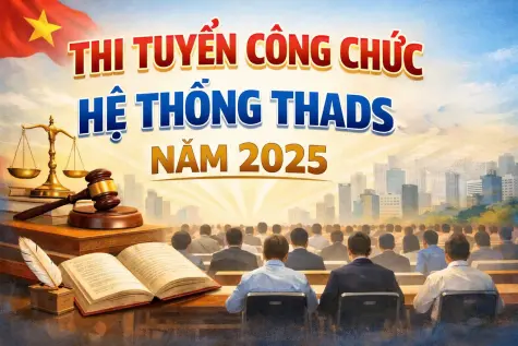 Thông báo thi tuyển công chức hệ thống Thi hành án dân sự năm 2025