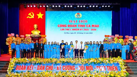 Đồng chí Huỳnh Út Mười được chỉ định giữ chức Chủ tịch Liên đoàn Lao động tỉnh Cà Mau nhiệm kỳ 2025-2030