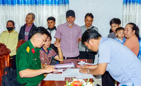 Gặp gỡ hơn 200 quân nhân dự bị