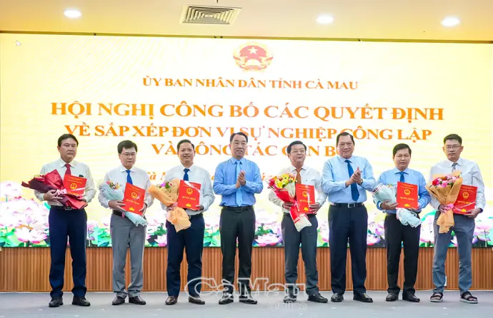 Công bố sắp xếp các đơn vị sự nghiệp công lập