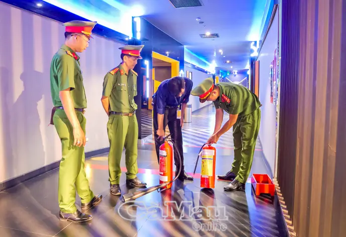 Đảm bảo an toàn phòng cháy khu vui chơi, mua sắm