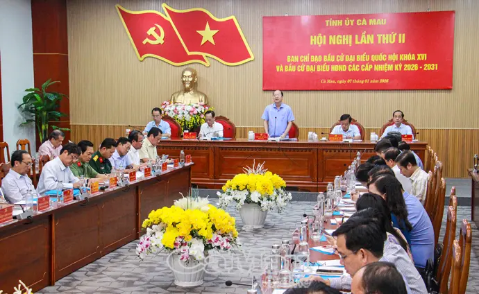 Tăng cường lãnh đạo, chỉ đạo tổ chức thành công bầu cử ngày 15/3/2026