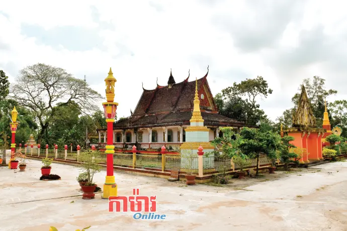 វត្ត Khmer រក្សាស្លាកស្នាមបដិវត្តន៍