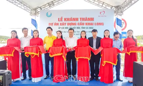 Vingroup khánh thành cầu Khai Long tại Đất Mũi