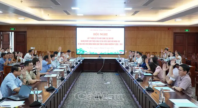 100% cử tri thống nhất giới thiệu Bí thư Tỉnh uỷ Cà Mau Nguyễn Hồ Hải ứng cử đại biểu Quốc hội khoá XVI