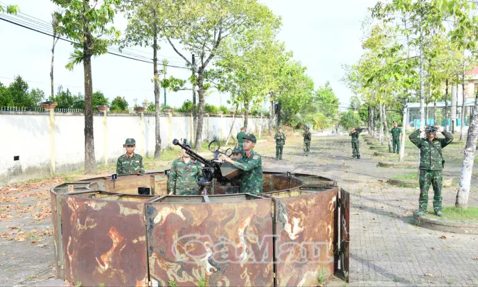 Luyện tập sẵn sàng chiến đấu, bảo vệ an toàn Đại hội XIV của Đảng