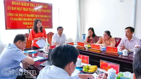 Đảm bảo tiến độ công tác bầu cử