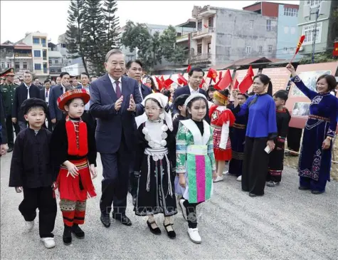 Tổng Bí thư Tô Lâm: Tiếp tục chung sức, đồng lòng đưa Cao Bằng tiến lên vững chắc