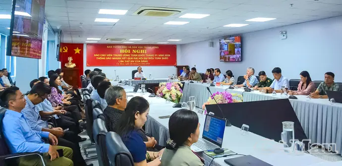 Lan toả tinh thần Nghị quyết Đại hội XIV đến hơn 260.000 cán bộ, đảng viên