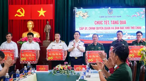 Cảnh sát biển Việt Nam sẽ tiếp tục hỗ trợ đặc khu Thổ Châu phát triển