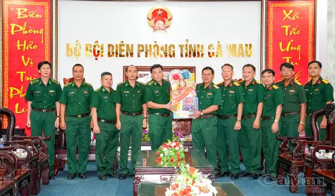 BĐBP Cà Mau tăng cường quản lý, bảo vệ vững chắc chủ quyền an ninh biên giới