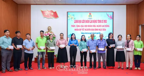 Trao quà Tết cho đoàn viên, người lao động có hoàn cảnh khó khăn