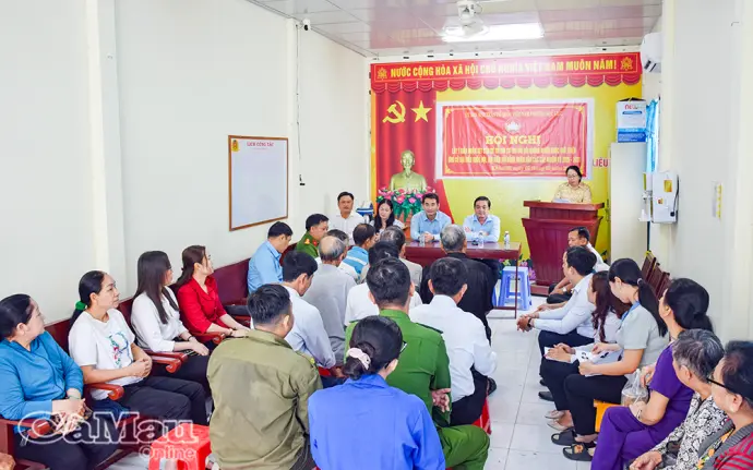 Phường Bạc Liêu lấy ý kiến cử tri đối với người ứng cử đại biểu HĐND