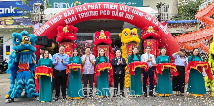 BIDV khai trương Phòng giao dịch Đầm Dơi