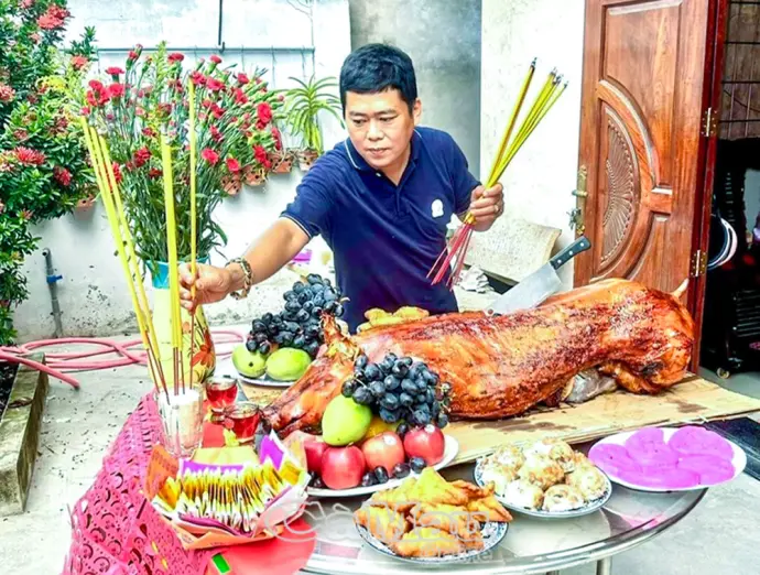 Nét đẹp tục cúng cuối năm của cộng đồng người Hoa Cà Mau