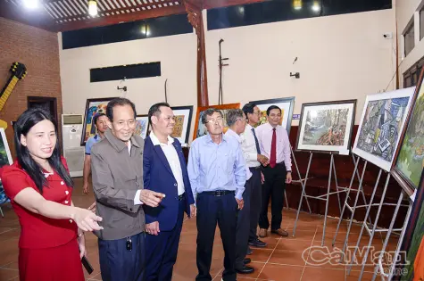 Gần 80 tác phẩm mỹ thuật “Sắc xuân 2026” phục vụ công chúng