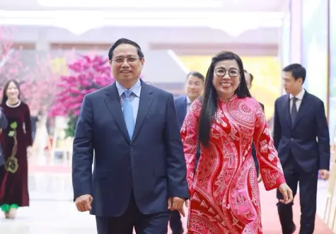 Thủ tướng Phạm Minh Chính chủ trì chiêu đãi Đoàn ngoại giao tại Việt Nam