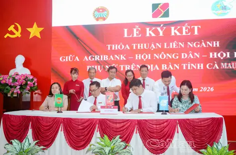 Ký kết hỗ trợ nông dân, phụ nữ tiếp cận vốn tín dụng