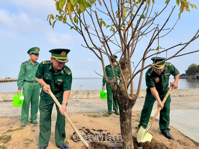 Bộ đội Biên phòng Cà Mau phát động “Tết trồng cây đời đời nhớ ơn Bác Hồ”
