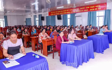 Nâng cao kỹ năng tuyên truyền bầu cử cho cán bộ phụ nữ cơ sở