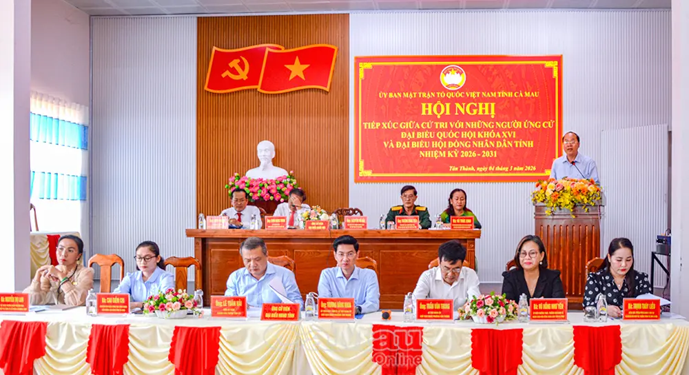 Tiếp xúc cử tri dân chủ, thẳng thắn, thể hiện trách nhiệm của người ứng cử