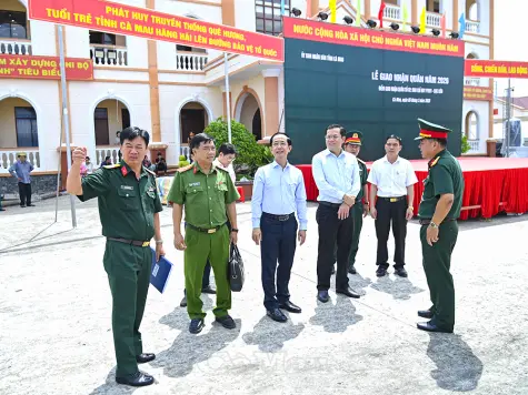Kiểm tra công tác chuẩn bị lễ giao, nhận quân