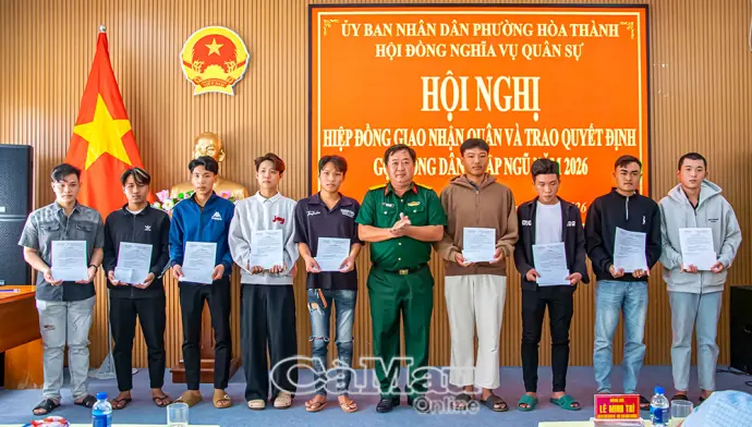 Sẵn sàng cho ngày hội giao quân