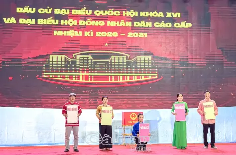 Đặc sắc Liên hoan kịch thông tin tuyên truyền bầu cử