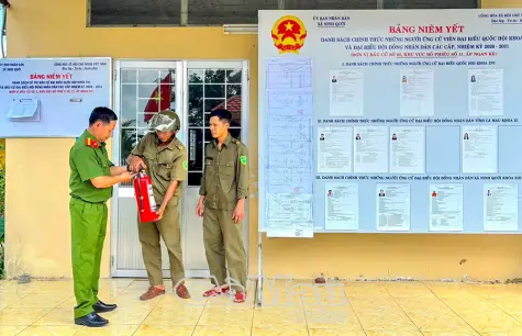 Sẵn sàng các phương án bảo vệ tuyệt đối an toàn ngày bầu cử