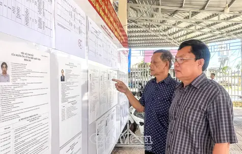 Xã biển Tân Thuận sẵn sàng cho ngày bầu cử