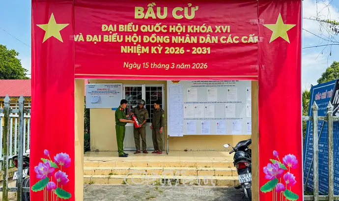 Bảo đảm an toàn để cử tri thực hiện quyền làm chủ