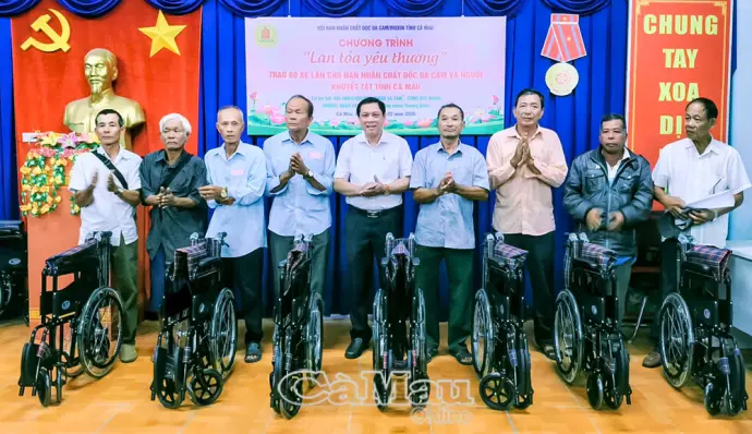 Đa dạng hình thức chăm lo cho nạn nhân da cam