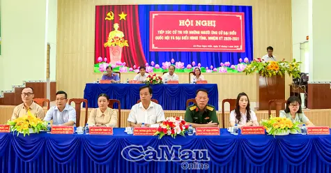 Tiếp xúc cử tri - bước quan trọng trước ngày bầu cử