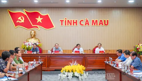 Đẩy nhanh tiến độ thi công Đền tưởng niệm Anh hùng liệt sĩ và người có công tỉnh Cà Mau