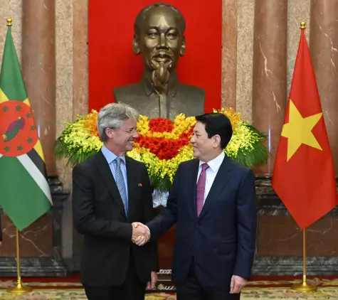 Chủ tịch nước Lương Cường tiếp đại sứ các nước trình quốc thư