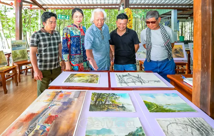 Cà Mau - nguồn cảm hứng tươi mới cho các hoạ sĩ