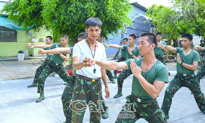 Rèn luyện ngay từ những ngày đầu nhập ngũ