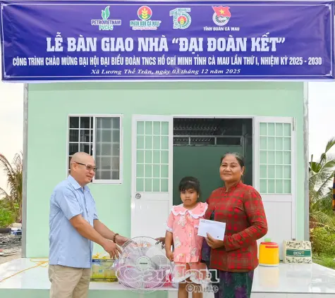 Tuổi trẻ Cà Mau chung tay dựng xây mái ấm cho người nghèo