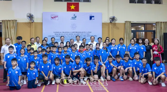 Cơ hội cho vận động viên trẻ Cà Mau phát triển